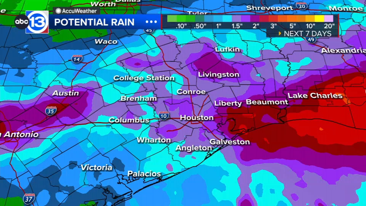 Tropical moisture returns to Houston Friday, rain chances climb through the weekend