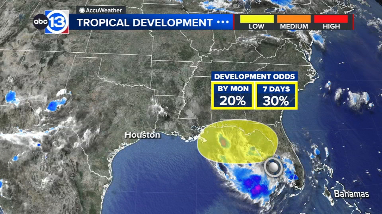 Monitoring potential for tropical development over the eastern Gulf