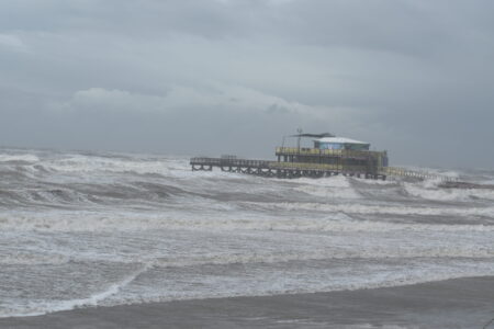 Salt from Tropical Storm Arthur triggers power problems for thousands in Galveston