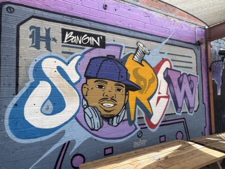 New murals of DJ Screw at the heart of Houston bar’s 713 Day celebration