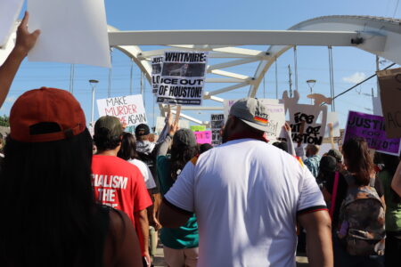 Hundreds protest ICE operations in Houston, demand justice for Lorenzo Salgado Araujo